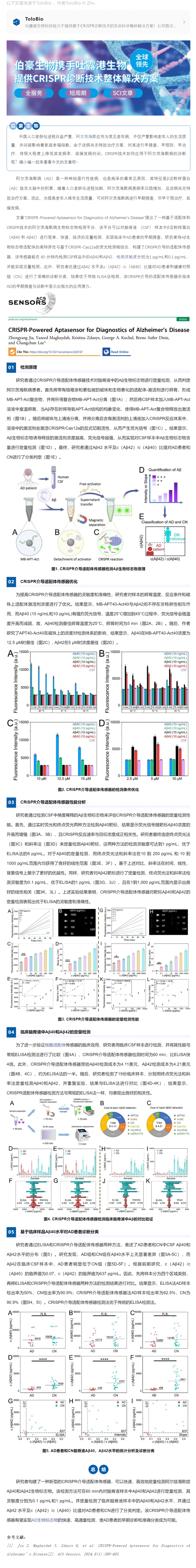 CRISPR 智库 _ CRISPR 介导适配体传感器如何助力阿尔茨海默病诊断？